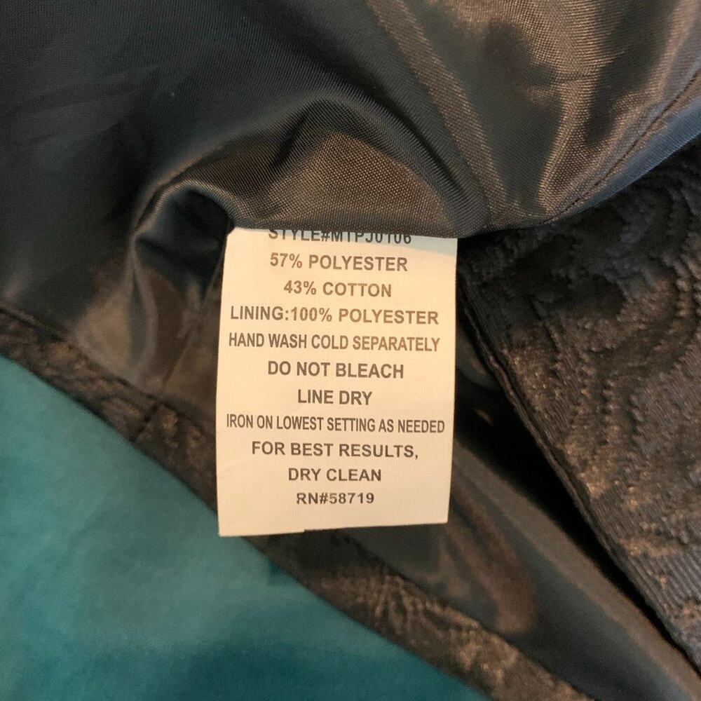 Elementz Black Brocade Jacket - M - image 8